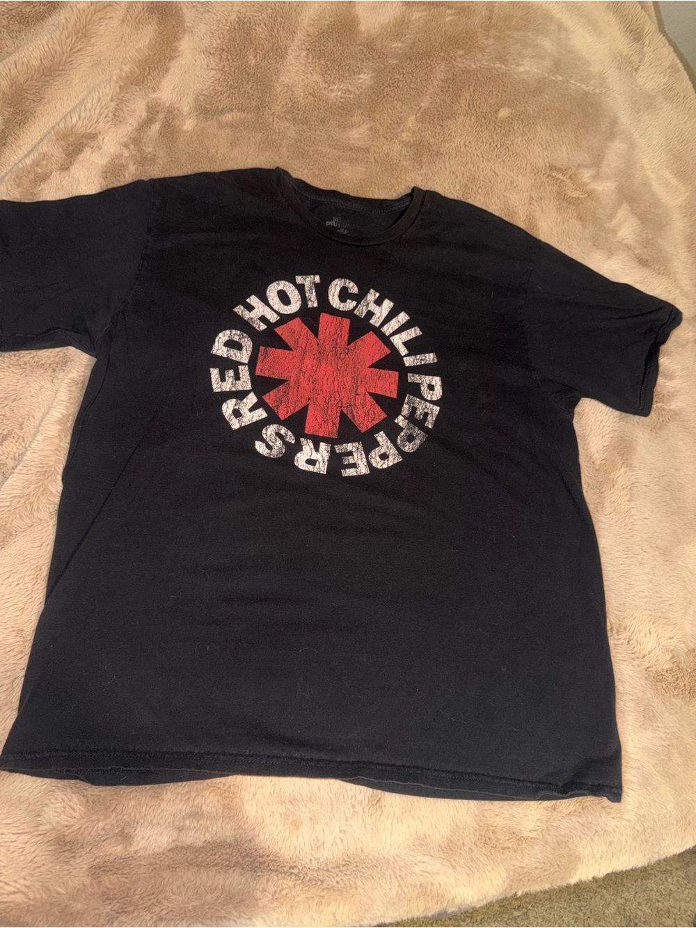 Red Hot Chili Peppers Logo Graphic Tee - Black/Red